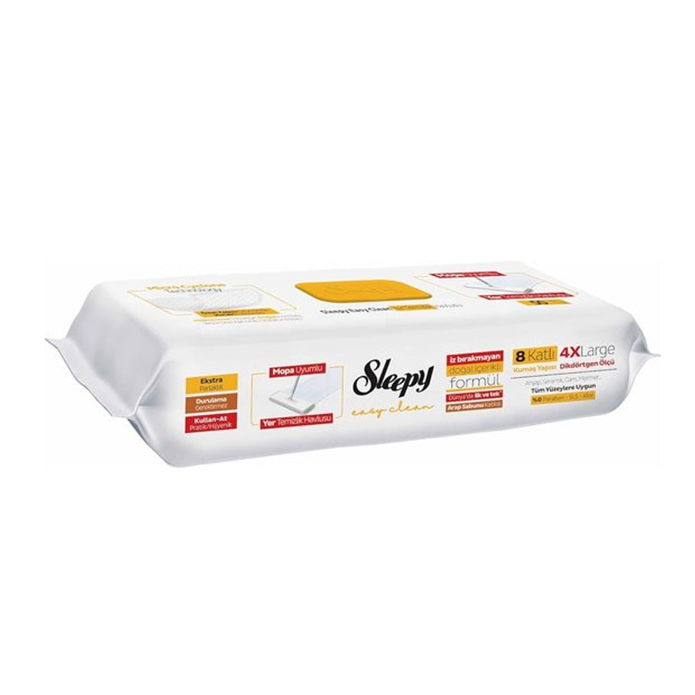 Sleepy Easy Clean Floor Cleaning Towel 50 pcs 4XL Herbal Soap