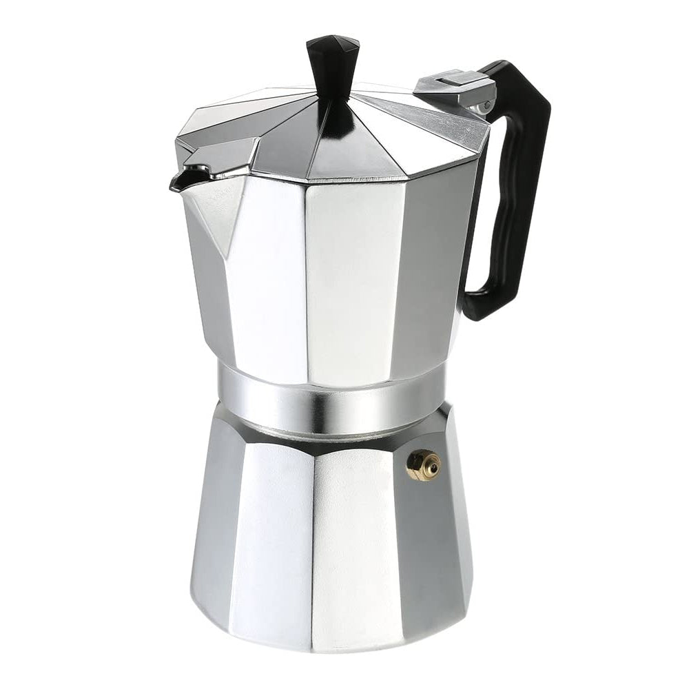 6-Cup Aluminum Espresso Percolator Coffee Stovetop Maker Mocha Pot