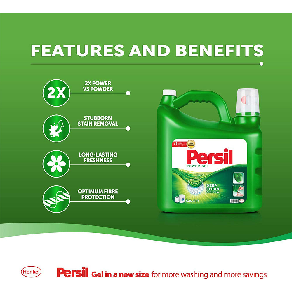 Persil Power Gel Laundry Detergent SP Green 7L