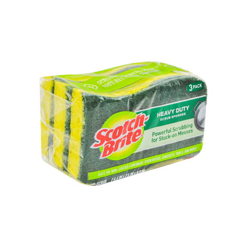 Scotch-Brite® Classic Nail Saver Scrub Sponge, 4 pieces in pack
