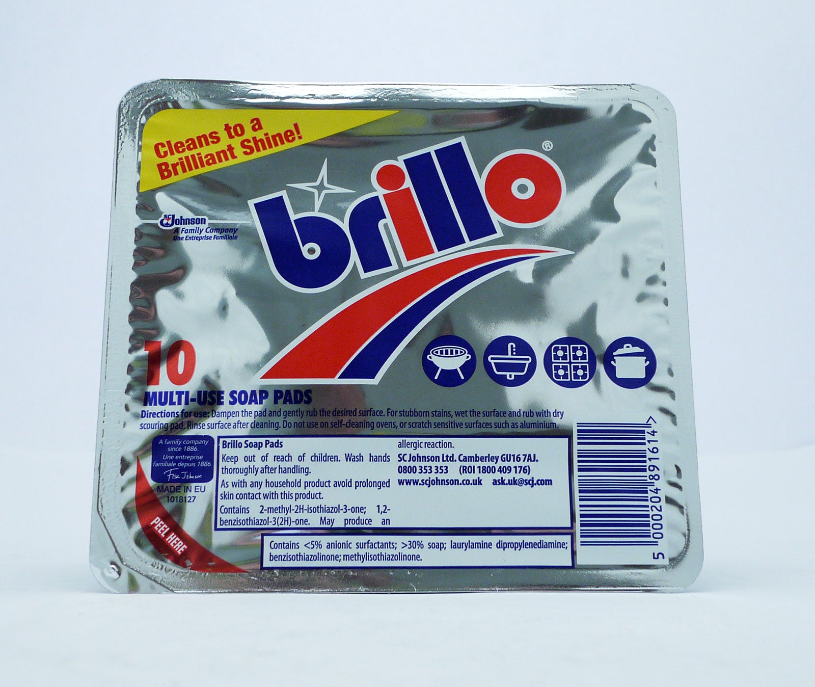 Mr. Muscle Brillos Soap Pads 10s
