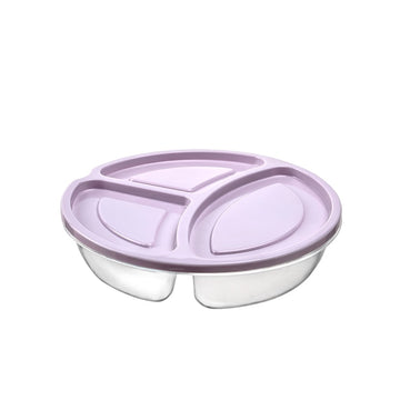 3 أقسام صندوق دائري كبير