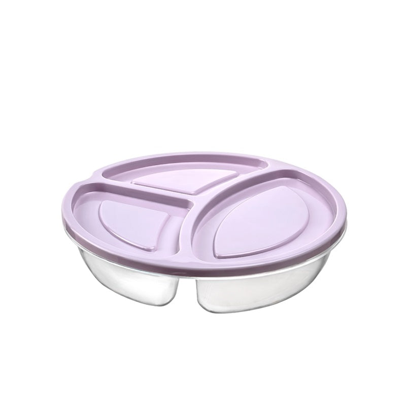 3 أقسام صندوق دائري كبير