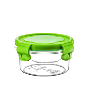 Colored Round Air Tight Box 250ML