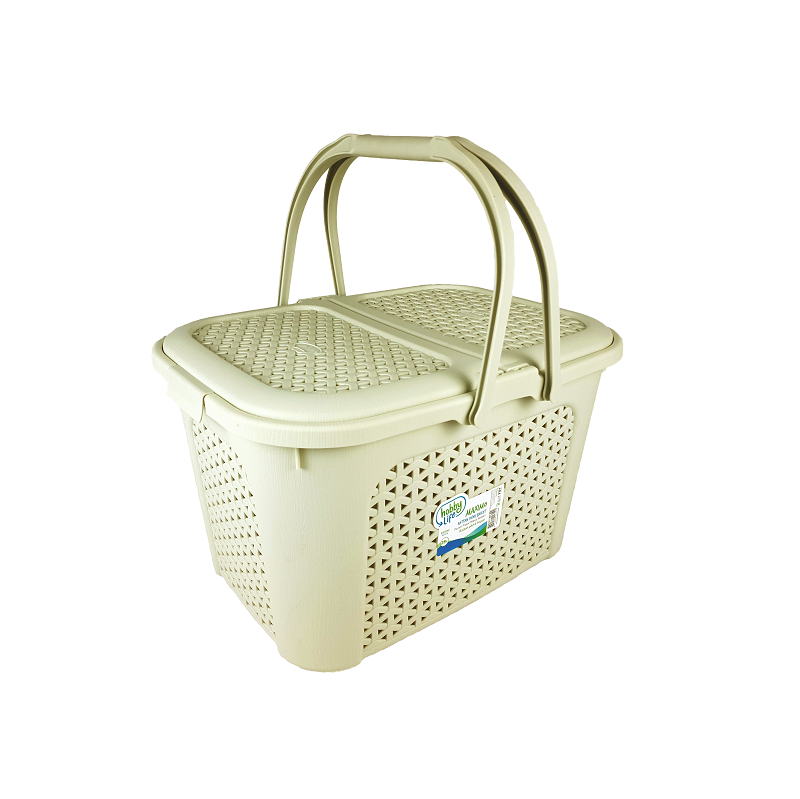 Rattan Picnic Basket 28L