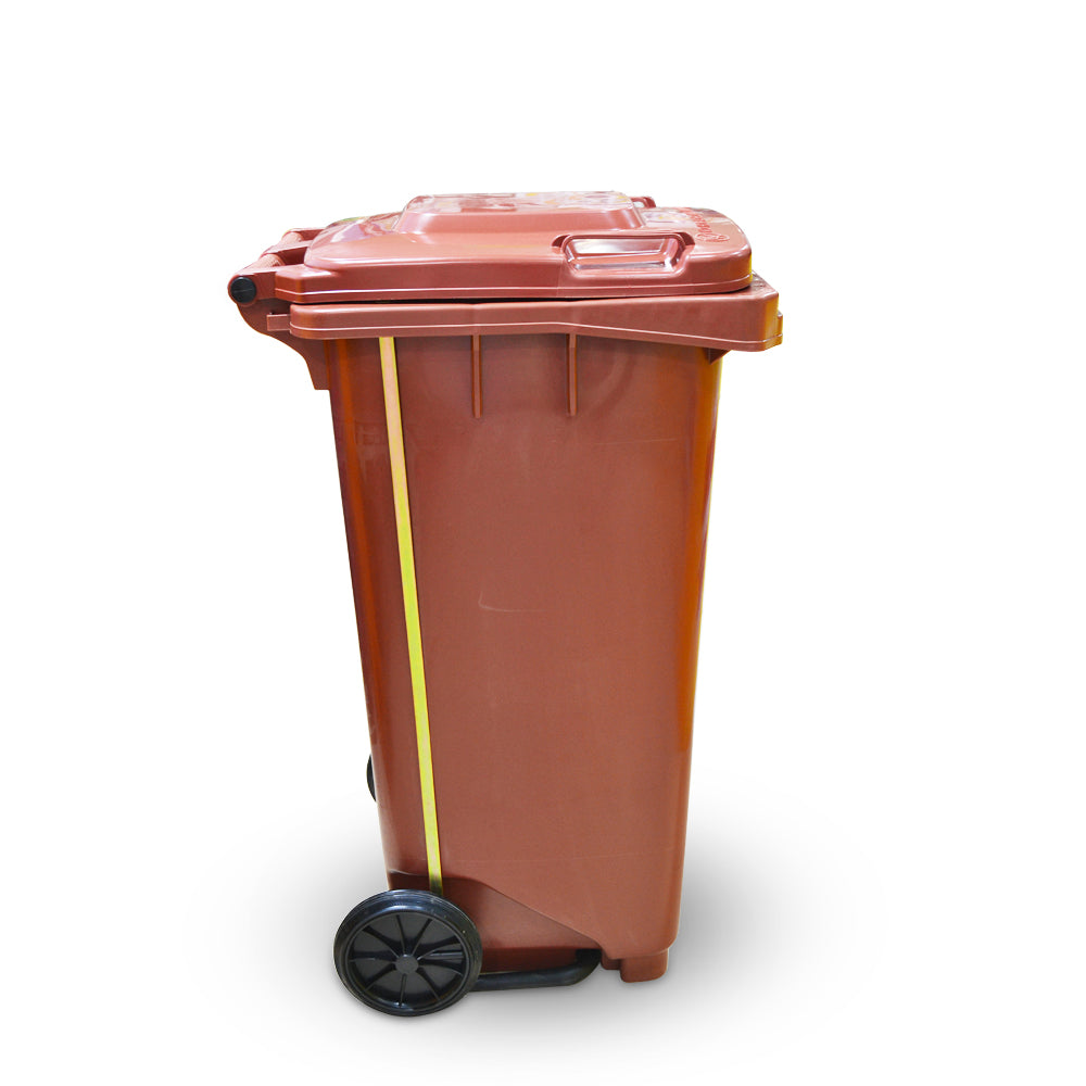 CSS Plastic Dustbin 120L Coffee