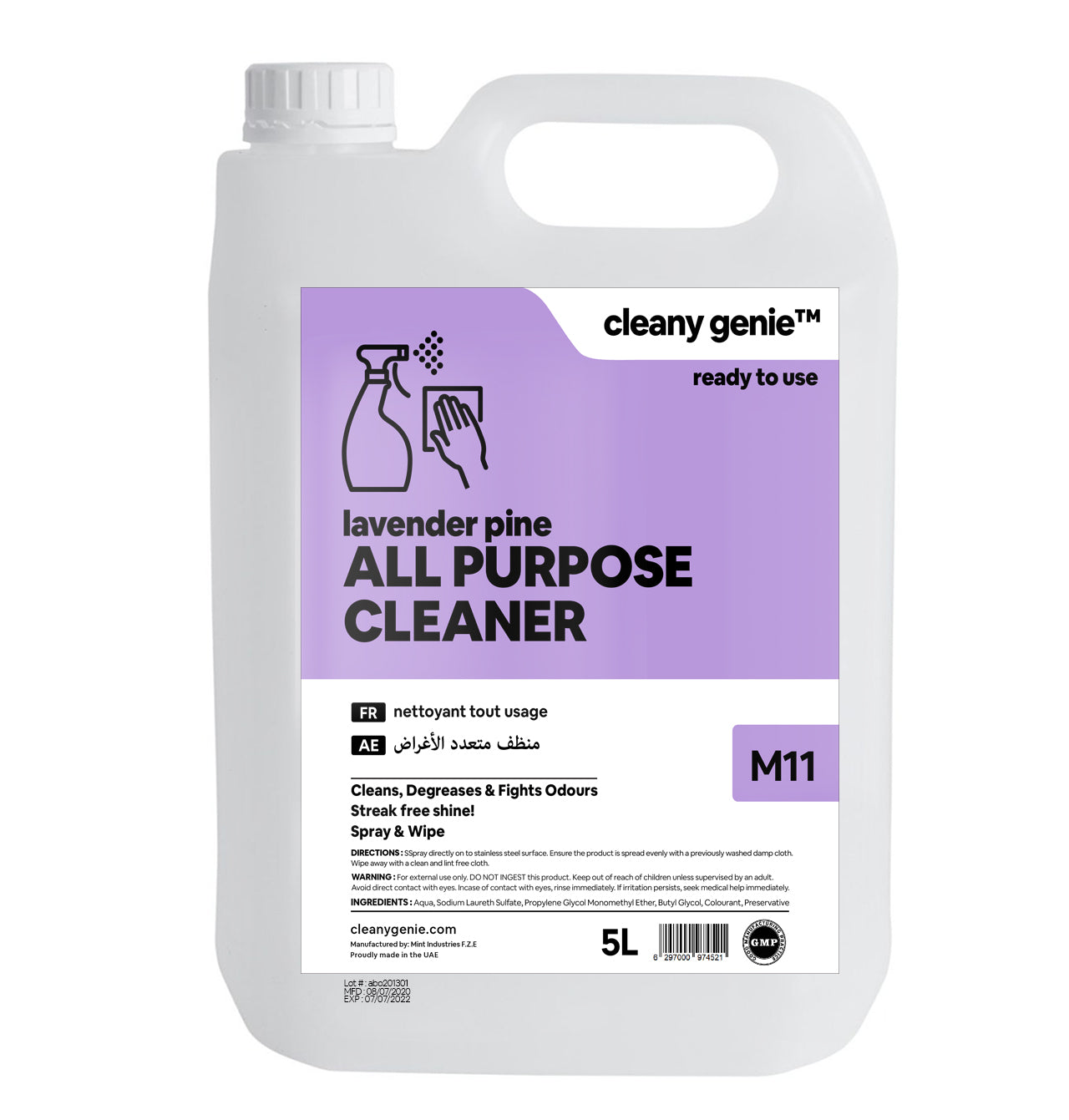 All Purpose Cleaner M11 | Lavender Pine 5L