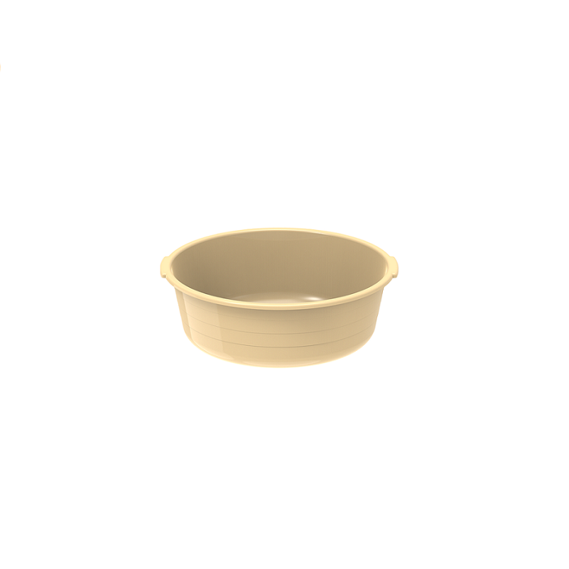 12" Round Plastic Basin Tub 6L