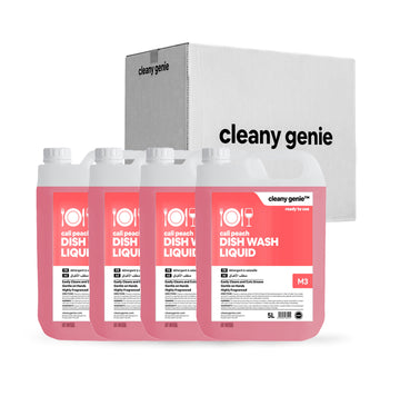 سائل غسيل الاطباق M3 | كالي خوخ 5 لتر | حزمة من 4