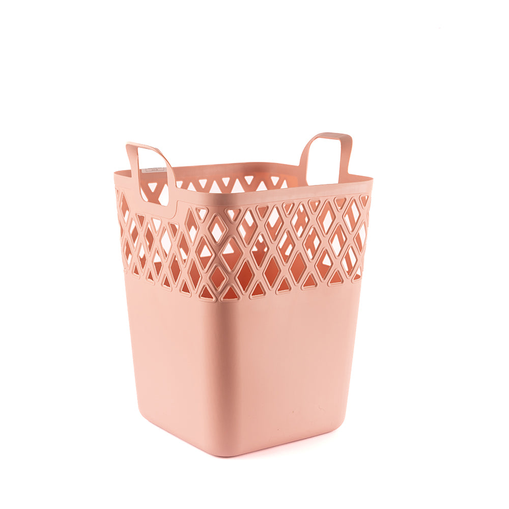 Laundry Basket1239-Pink 40L