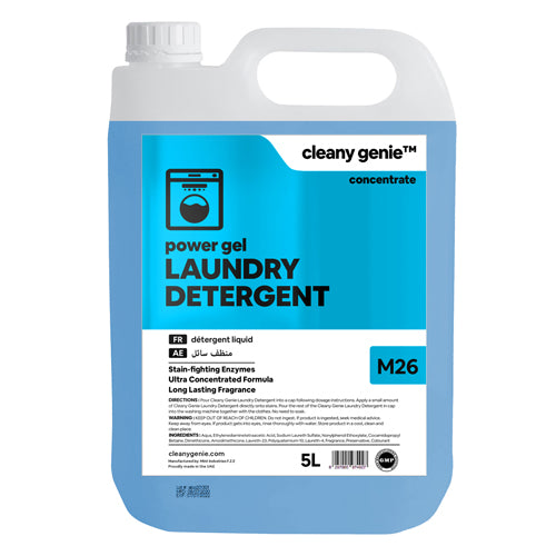 Laundry Detergent Power Gel, 5 Liter, M26,