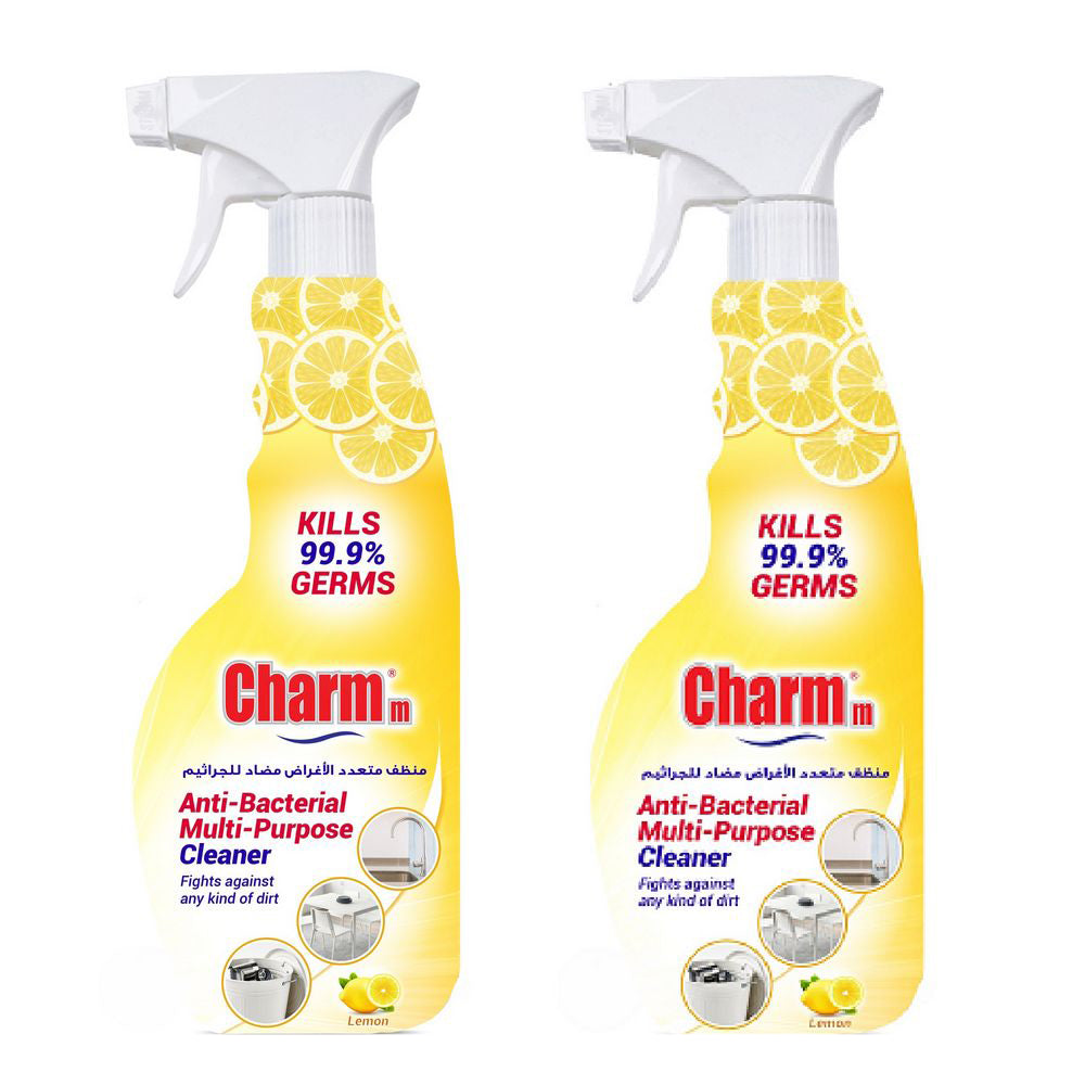 Charmm Antibacterial Multi Purpose Cleaner 2X650ML