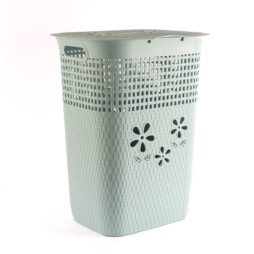 Laundry Basket8115-Green 55L