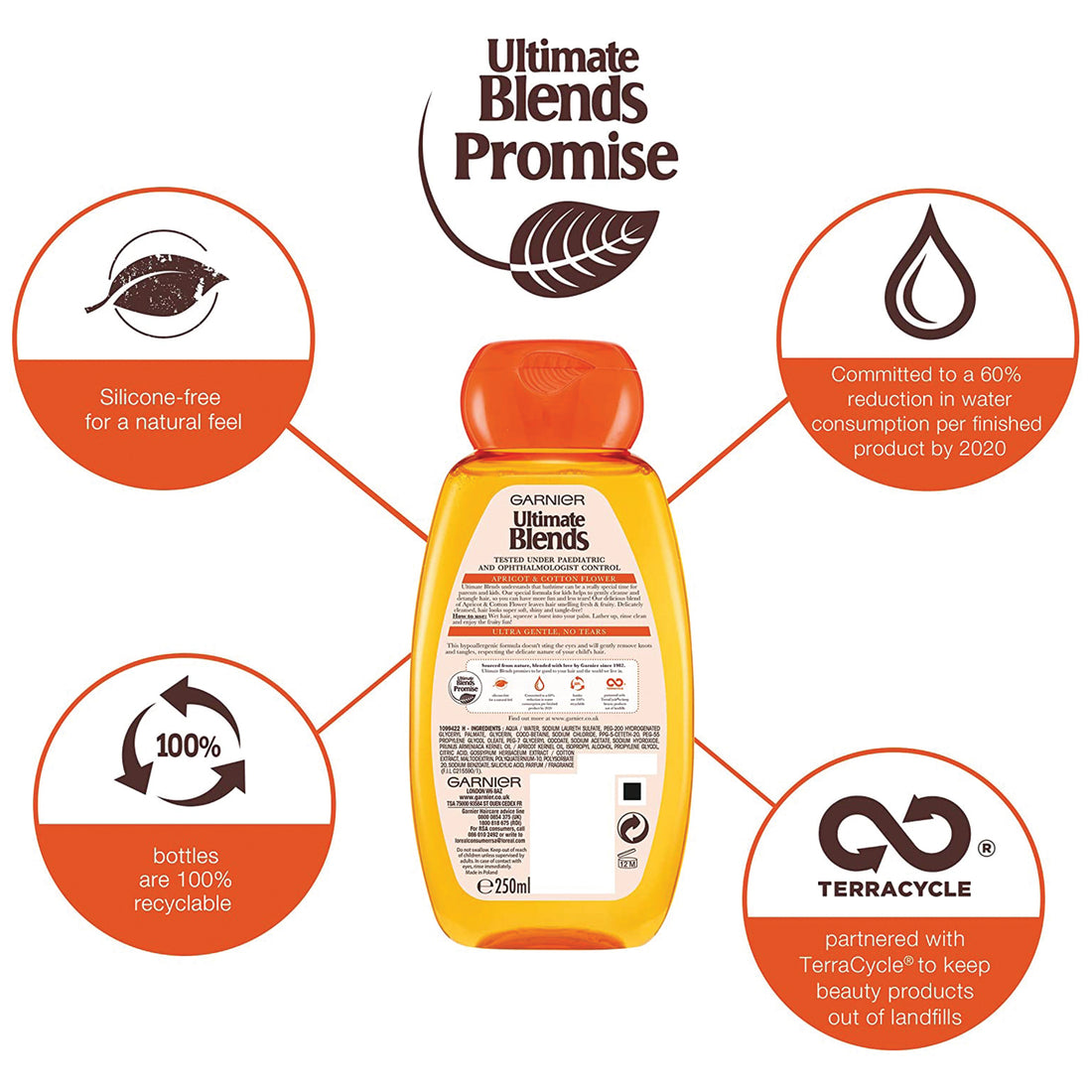 Garnier Kids Shampoo Apricot 250ML