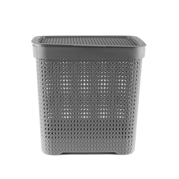 سلة غسيل 913-رمادي 50 لتر