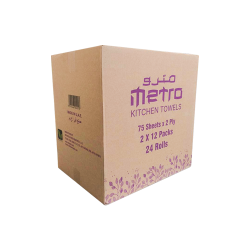 Metro Kitchen Roll Twin Pack | Pack of 12