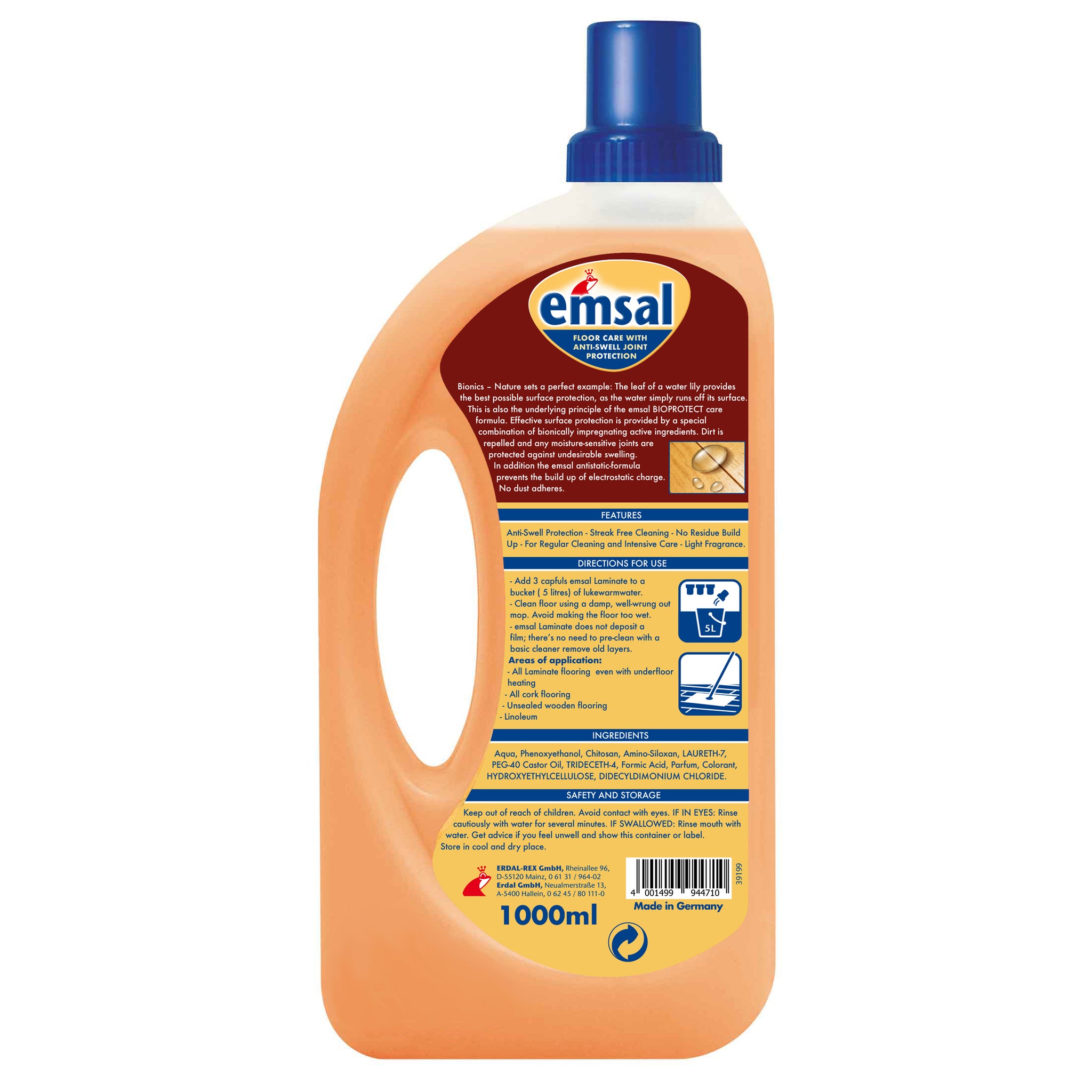 Emsal Wood Laminate Cleaner 1L