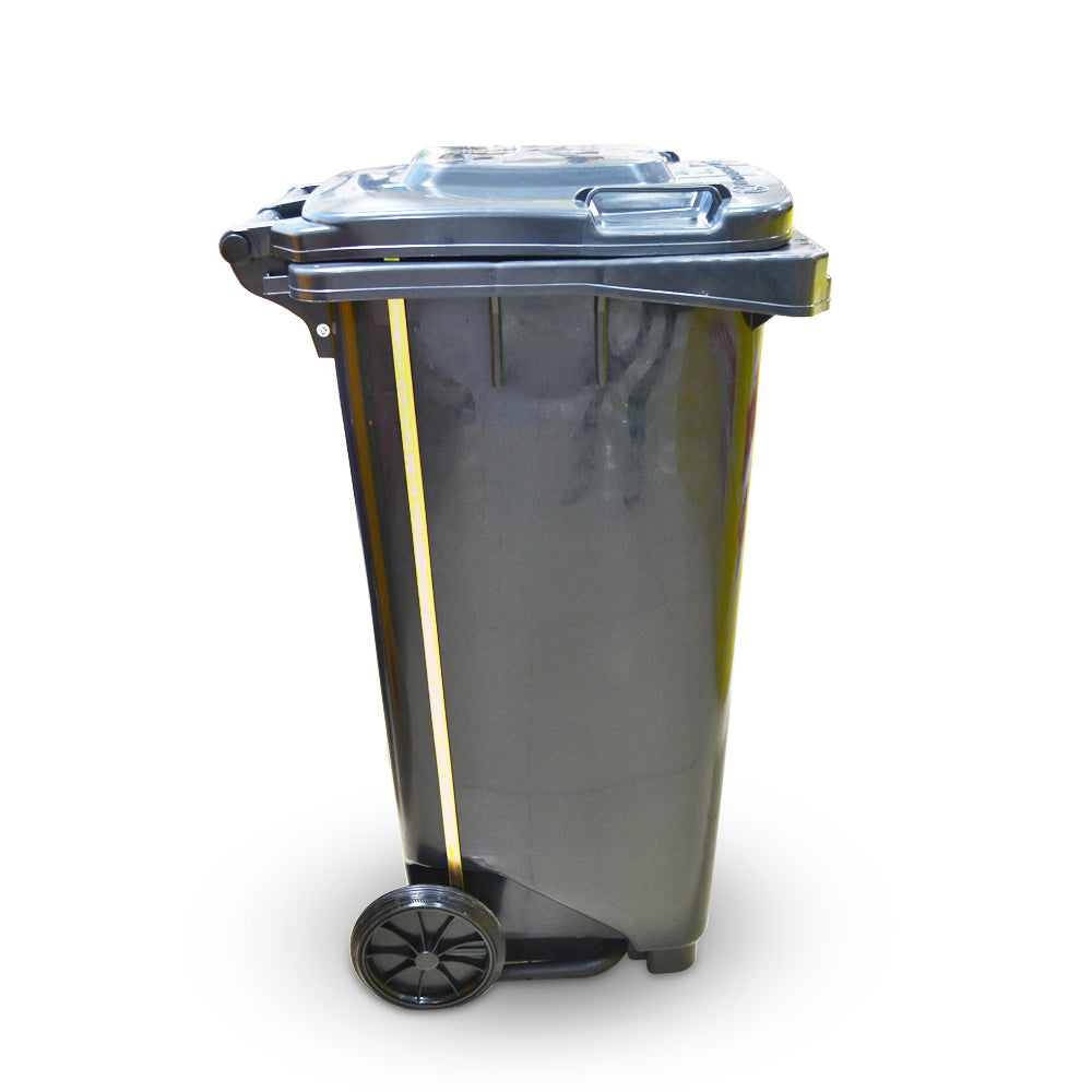 CSS Plastic Dustbin 120L Grey