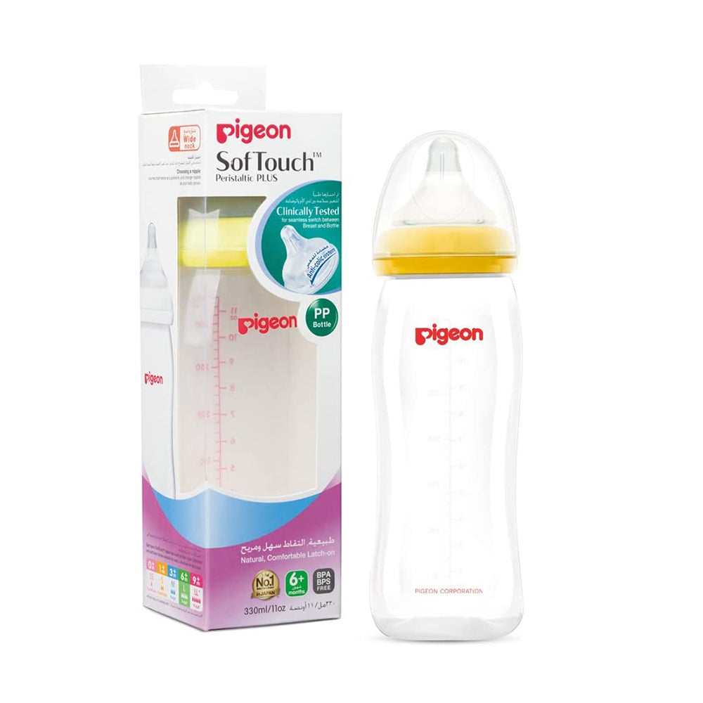 PIGEON SOFT TOUCH WN PP BOTTLE 330ML