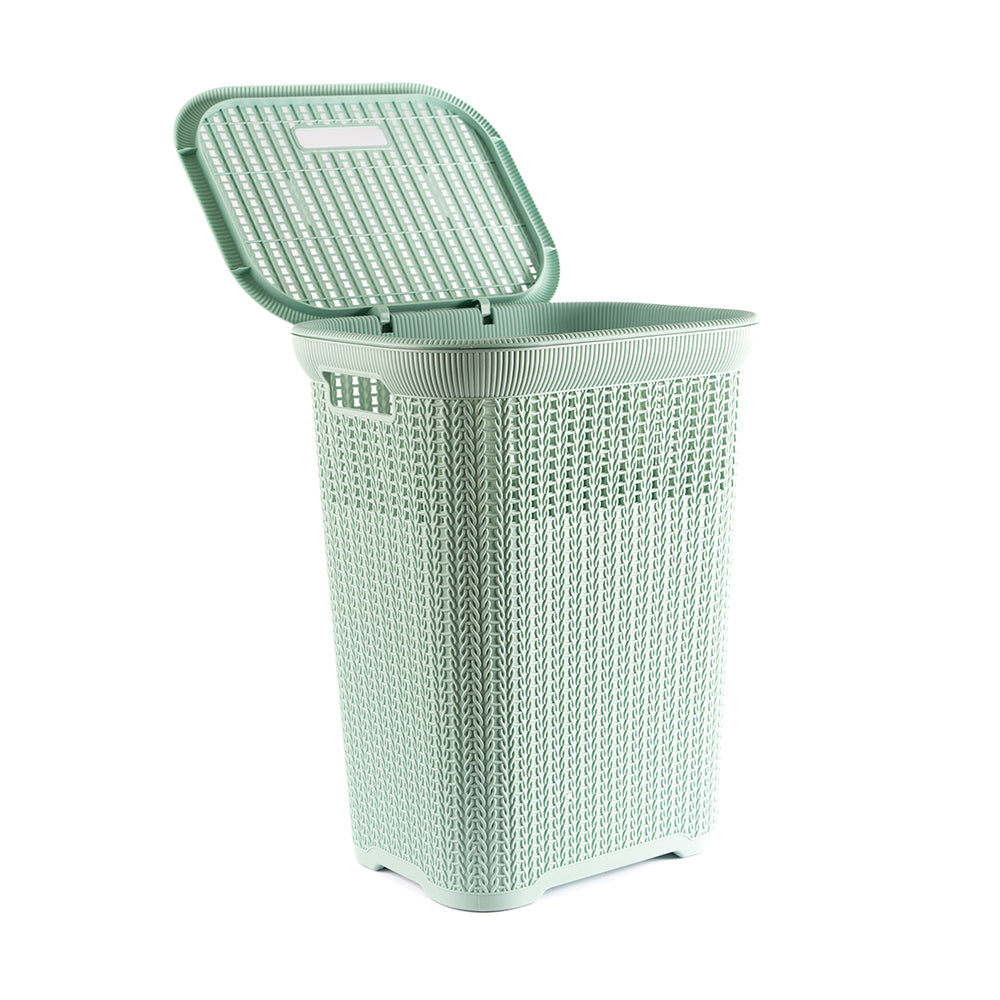 Laundry Basket1234-Green 55L