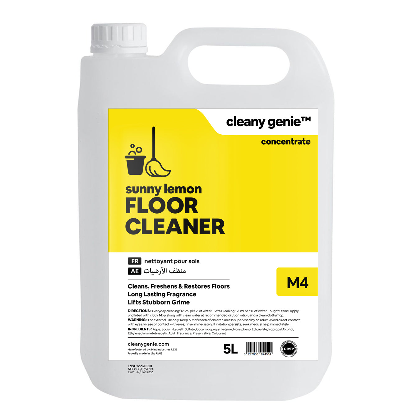 Floor Cleaner M4 | Sunny Lemon 5L