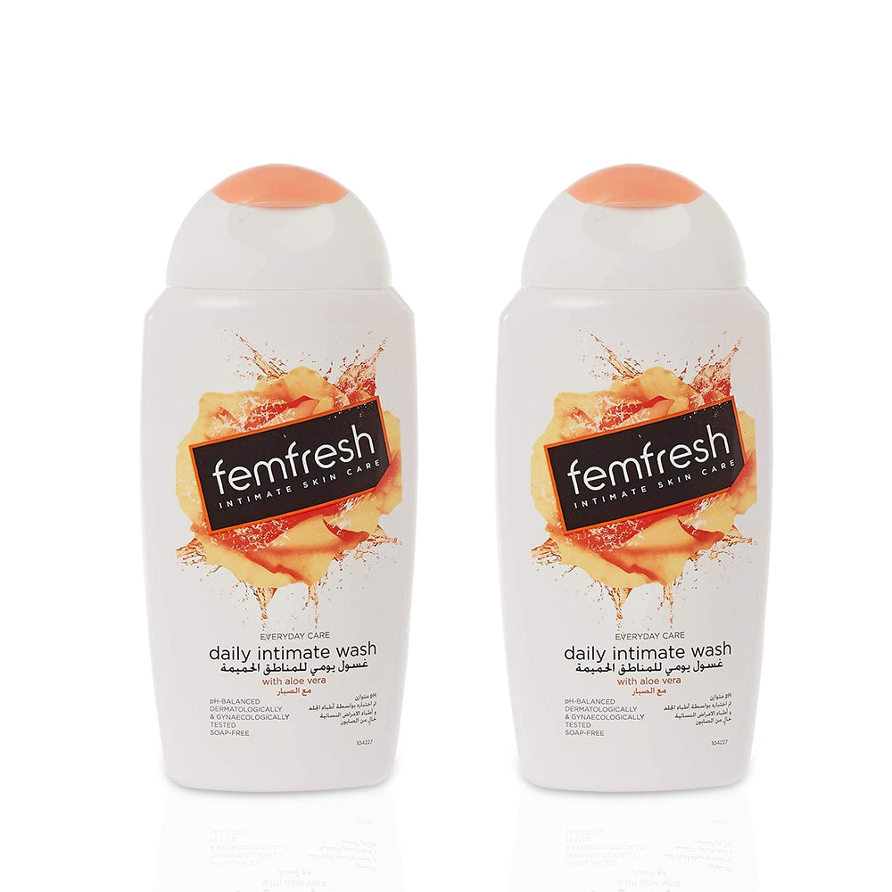 FemFresh daily intimate wash 250ml (Twin Pack)