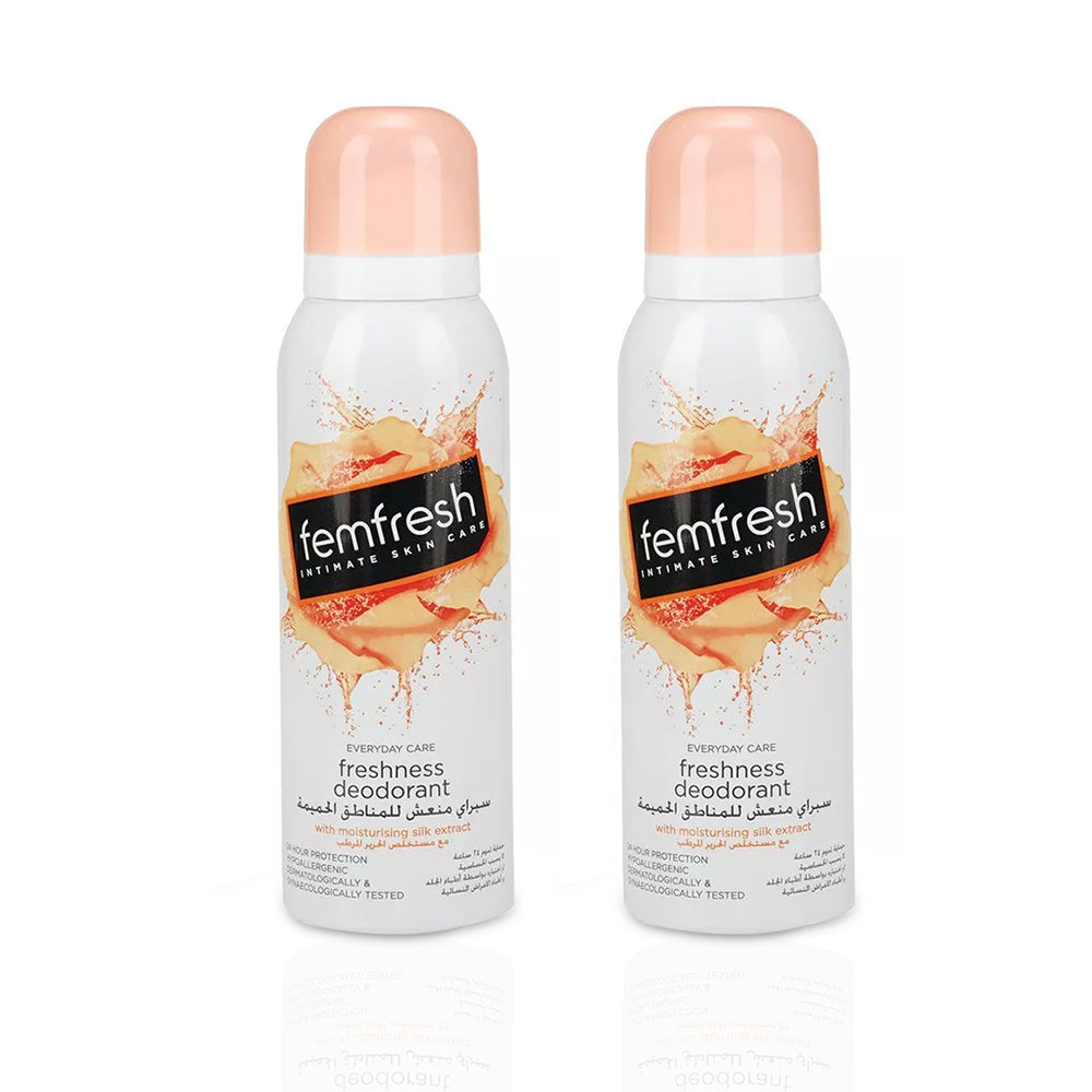 FemFresh Intimate Freshness Deodorant 125ml-(Twin Pack)