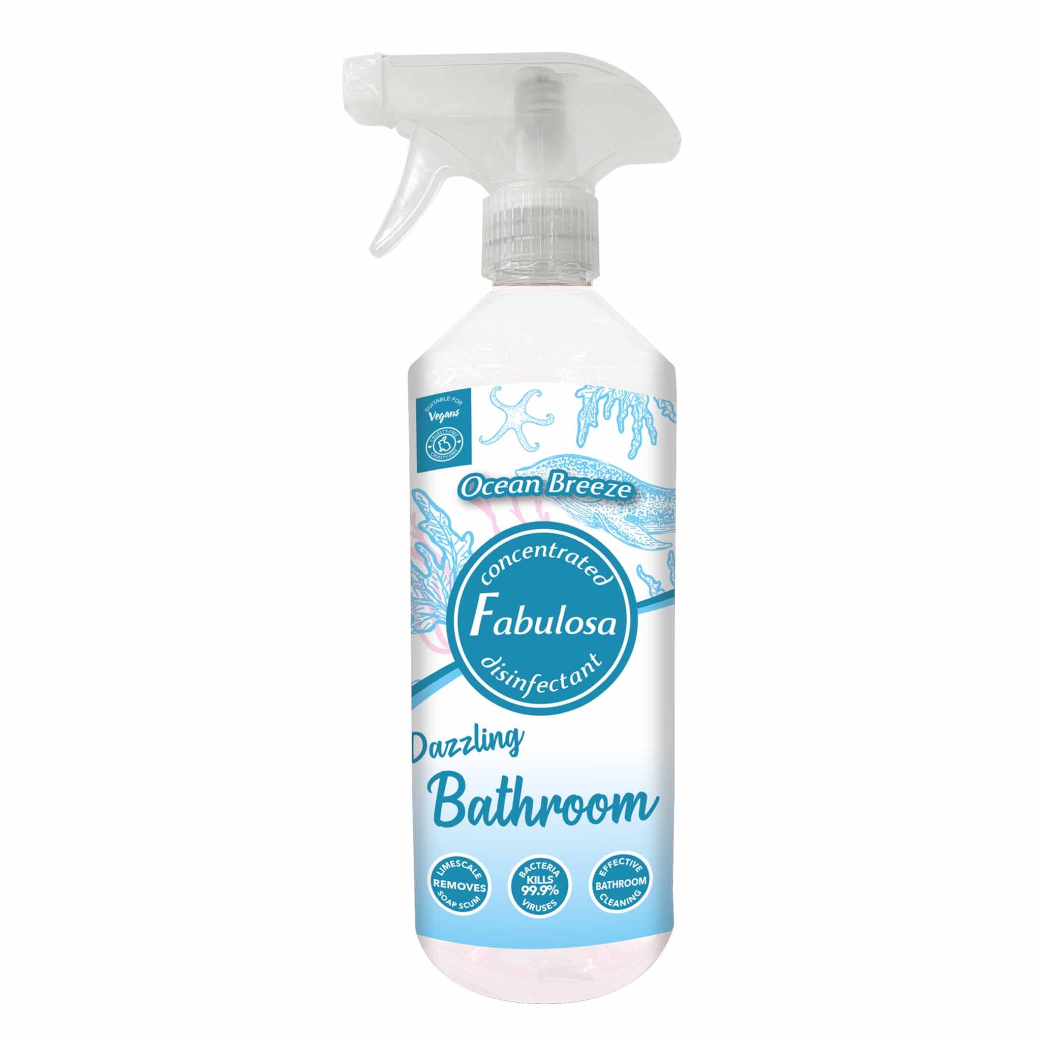 Fabulosa Antibacterial Bathroom Spray Ocean Breeze 500ML