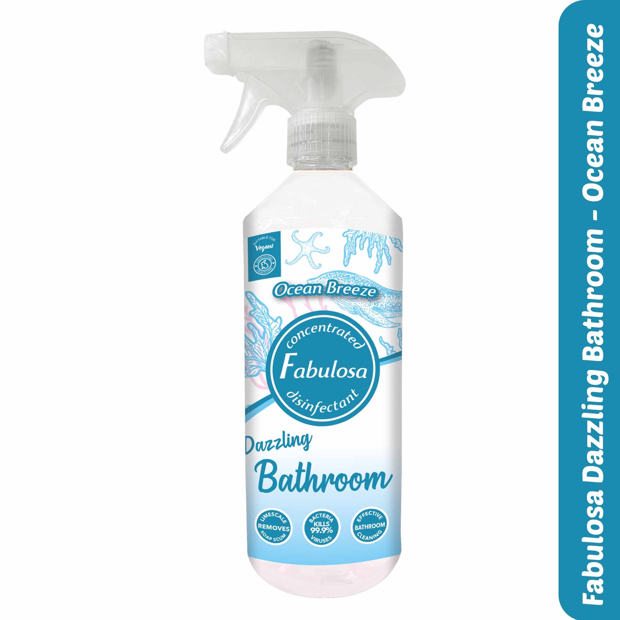 Fabulosa Antibacterial Bathroom Spray Ocean Breeze 500ML