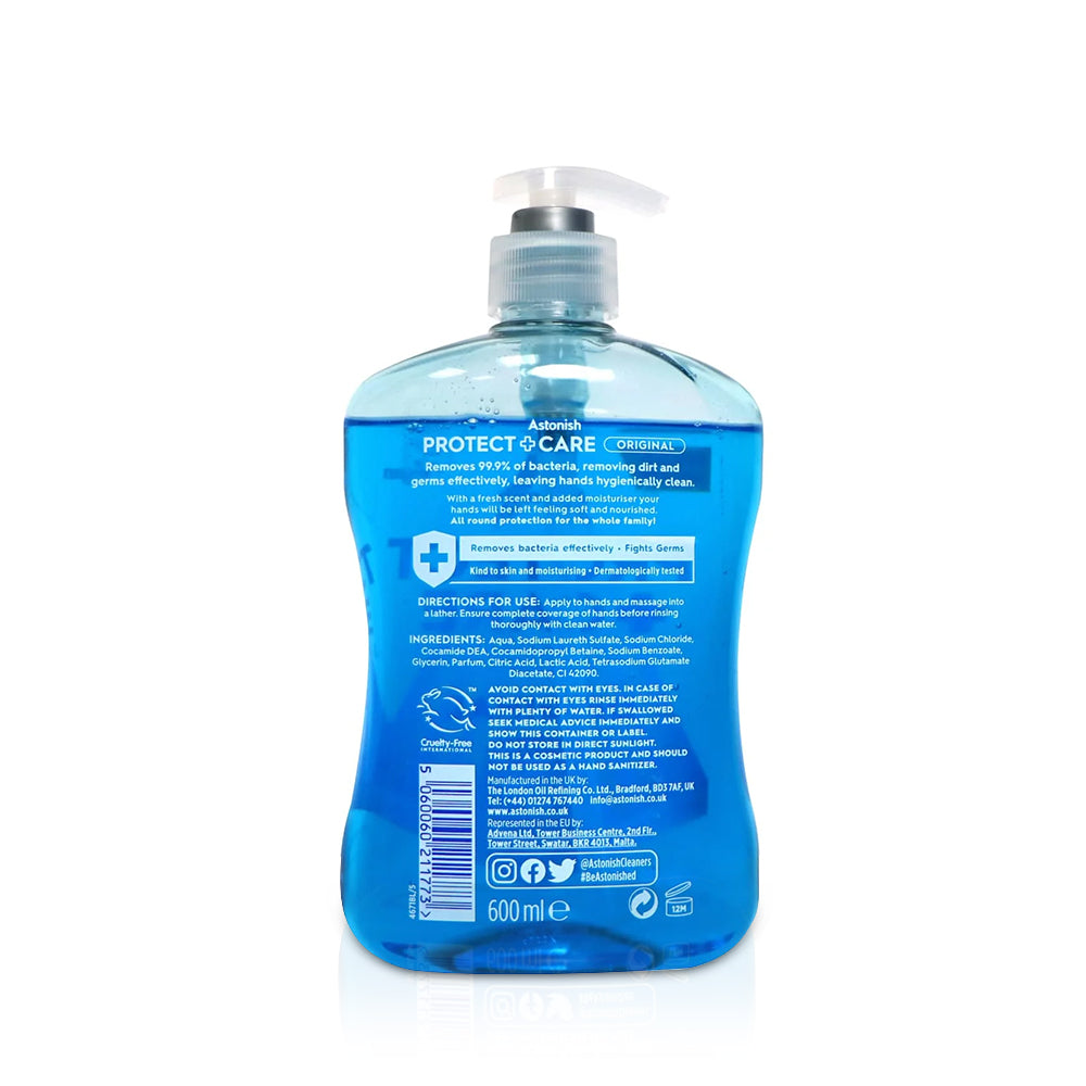 Astonish Clean & Protect Antibacterial Handwash 600ml