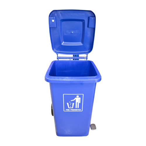 Garbage Can with Pedal 240L Blue