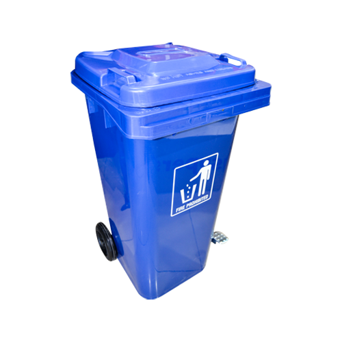 Garbage Can 120L | With Pedal | Blue