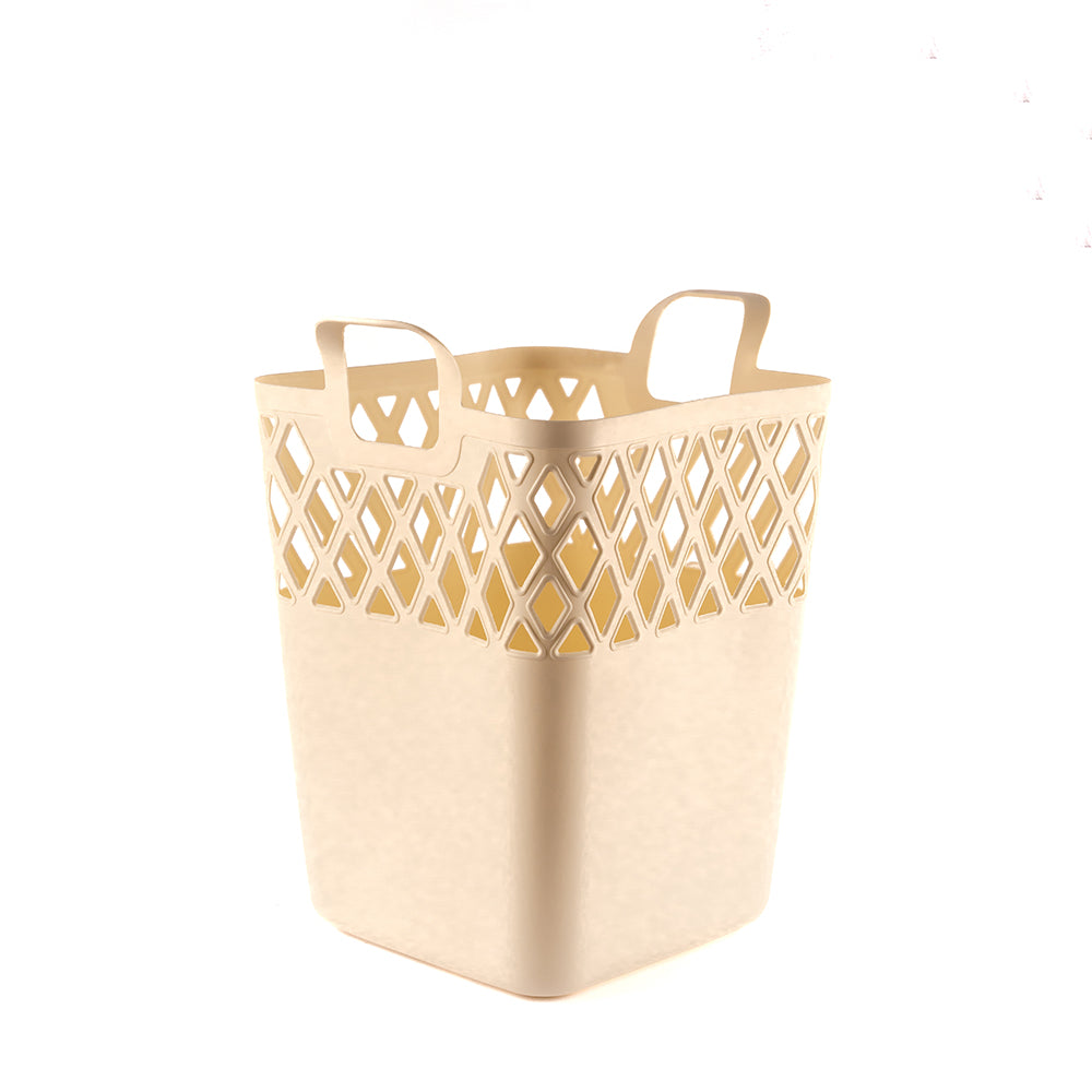 Laundry Basket1239-Beige 40L