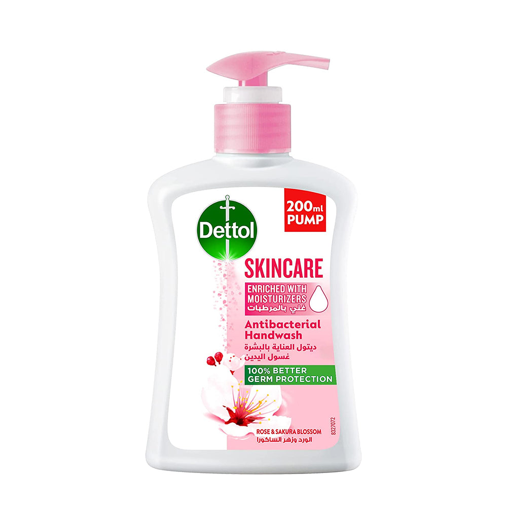 Dettol Hand Wash Skin Care Pump 200ML