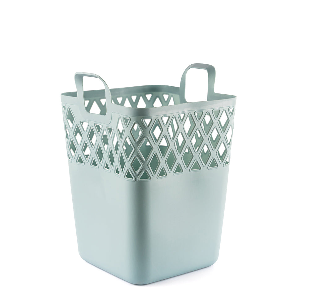 Laundry Basket1239-Green 40L
