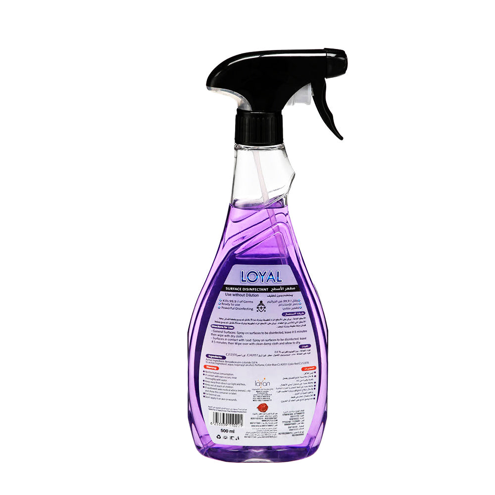 Loyal Surface Disinfectant Spray 500ML Lavender & Jasmine
