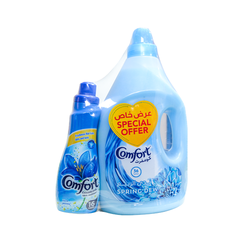 Comfort Dilute Spring Dew 4L + Fabric Conditioner Charm 650ML