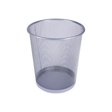 سلة مهملات المكتب صافية فضية 18 لتر