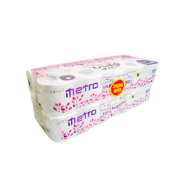 Metro Toilet Roll 400 Sheets | Pack of 20 Rolls