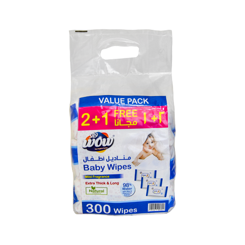 Wow Baby Wipes 100s (2+1 Free)