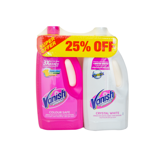 Vanish Pink Liquid 1L + White 1L