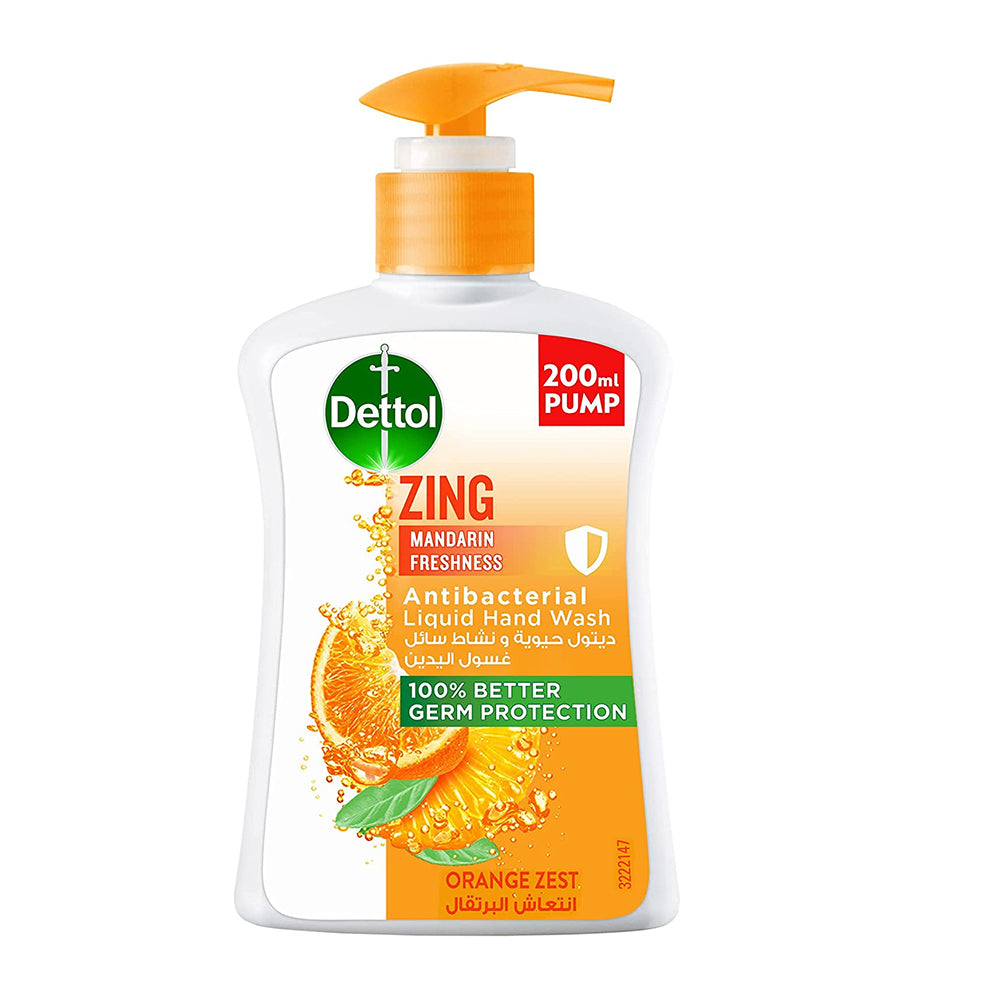 Dettol Hand Wash Zing 200ML (Twin Pack)