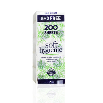 SNH Toilet Roll 200 Sheets | Pack of 10 Rolls
