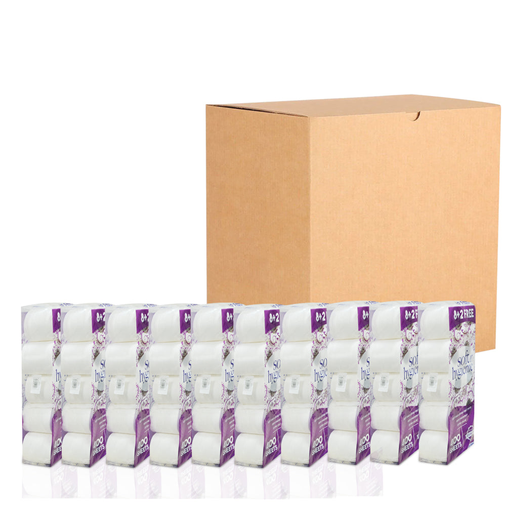 SNH Toilet Roll 400 Sheets | Pack of 100 Rolls