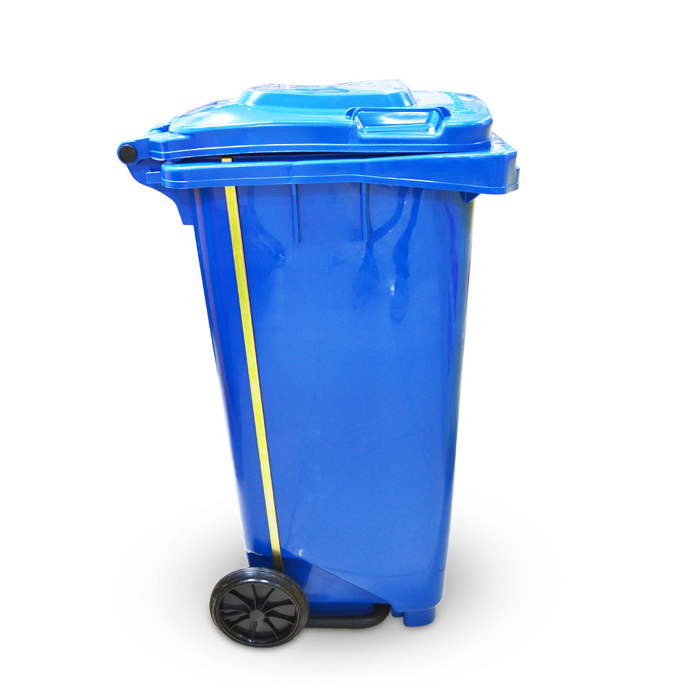 CSS Plastic Dustbin 120L Blue