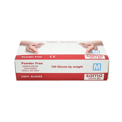 Vinyl Gloves Powder Free Medium