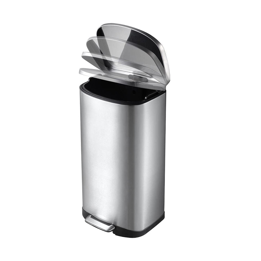 إيكو سلة المهملات المصنوعة من الفولاذ المقاوم للصدأ ديلا | 12 لتر