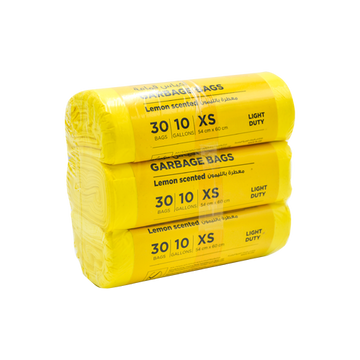 كيس قمامة برائحة الليمون XS | 54 × 60 سم | 3 رولز