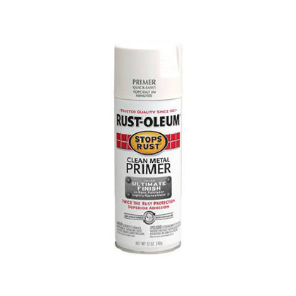 Strust Flat Wht Clean Mtl Primer Spray 12 OZ