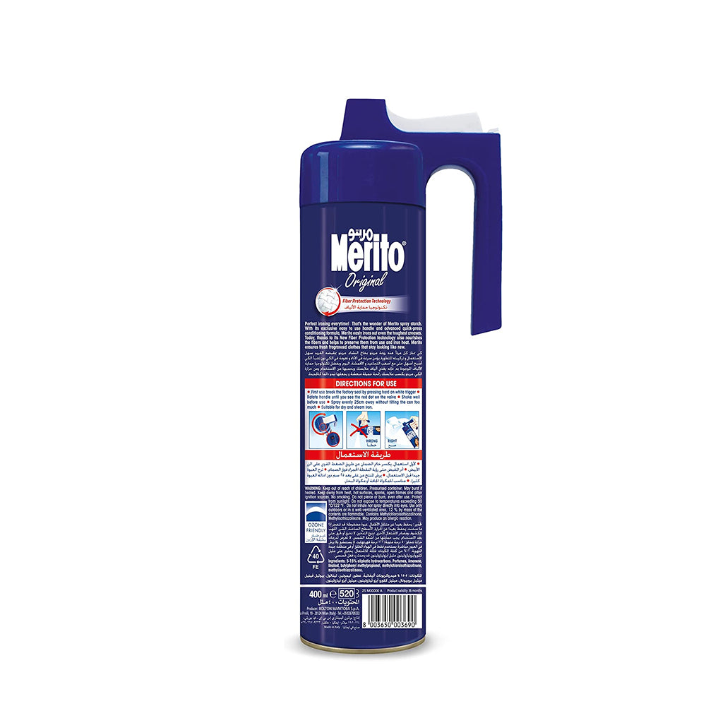 Merito Spray Starch Original 500ml Online at Best Price, Laundry Starch